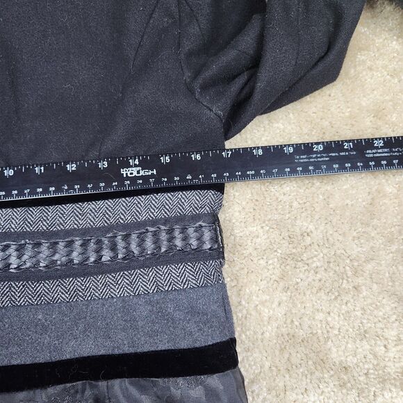 BKE Outerwear Wool Blend Tribal Cuffs Aztec Mid Size S Western - Picture 6 of 9